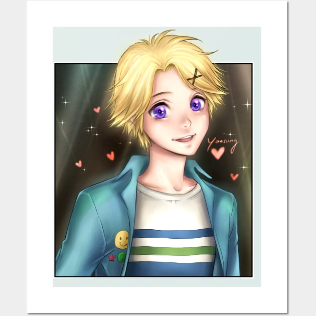 I just got your message! -Yoosung Kim Wall Art by Mari945